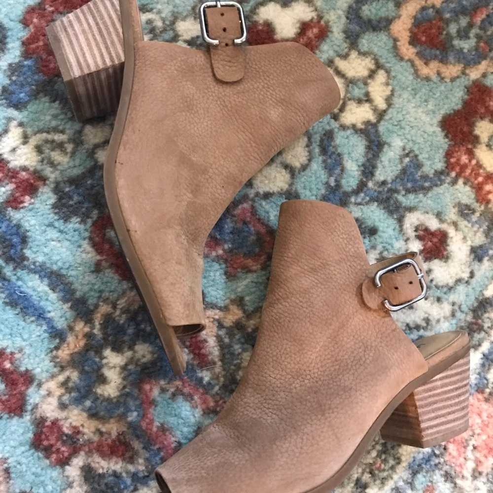 Lucky Brand Open Heel Booties
